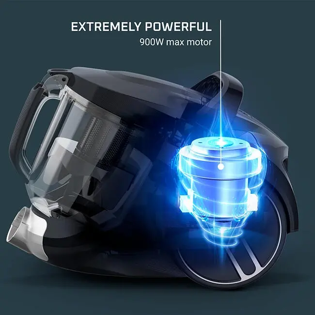 Прахосмукачка, Rowenta RO4B25EA Compact Power XXL, Black, 900W, 2.5L, 75 dB, 2in1 crevice, upholstery - image 2