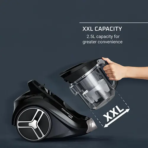 Прахосмукачка, Rowenta RO4B25EA Compact Power XXL, Black, 900W, 2.5L, 75 dB, 2in1 crevice, upholstery - image 3