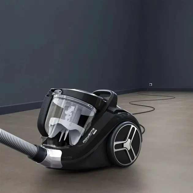 Прахосмукачка, Rowenta RO4B75EA Compact Power XXL, Black, 900W, 2.5L, 75 dB, 2in1 crevice, parquet, upholstery, mini turbo, precizion flex crevice - image 3