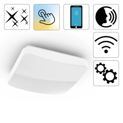 Hama WiFi Plafonieră, pătrată, 27 cm, 176605 - 8