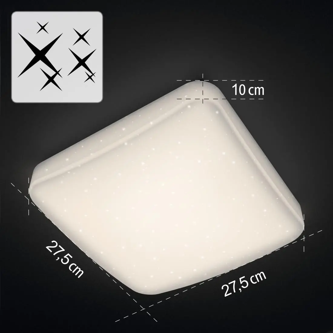 Hama WiFi Φωτιστικό οροφής, τετράγωνο, 27 cm, 176605 - image 8