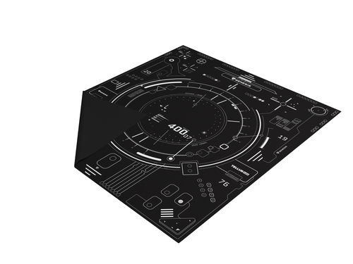 Протектор за под, Genesis Protective Floor Mat Tellur 400 Square Hud 110X100cm - image 1