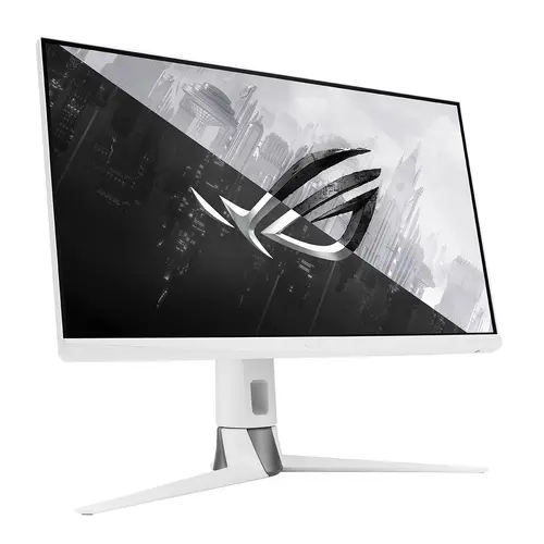 Монитор ASUS ROG Strix XG27AQ-W, HDR, 27", WQHD (2560 x 1440), Fast IPS, Overclockable 170Hz, 1ms (GTG), Бял - image 1