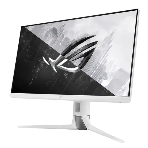 Монитор ASUS ROG Strix XG27AQ-W, HDR, 27", WQHD (2560 x 1440), Fast IPS, Overclockable 170Hz, 1ms (GTG), Бял - image 2