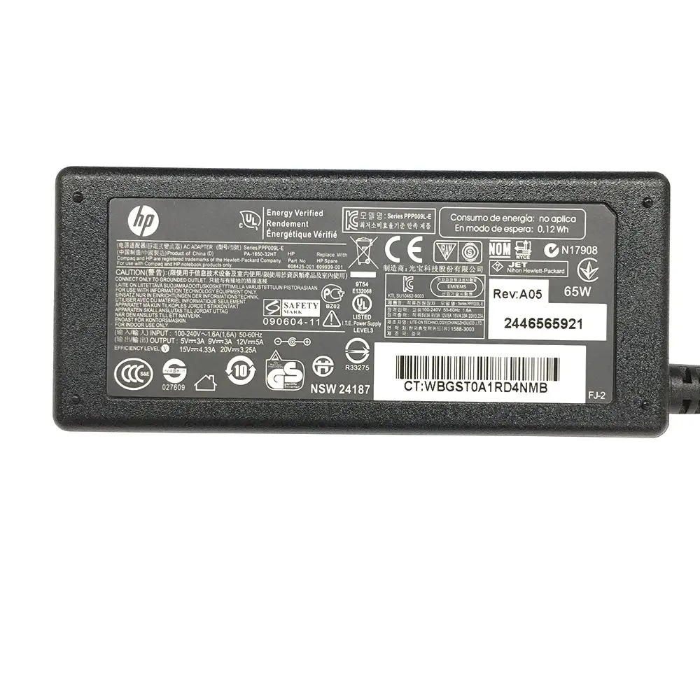 Makki încărcător original pentru laptop Laptop Adapter Genuine HP 814838-002 - 45W Type-C - MAKKI-NA-H-45