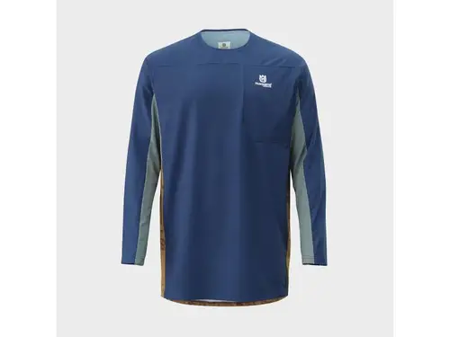 Блуза 3HS23001010 GOTLAND SHIRT BLUE HUSQVARNA - L