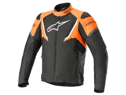 Яке T-JAWS V3 WP JACKET FLAME ONG BLK ALPINESTARS