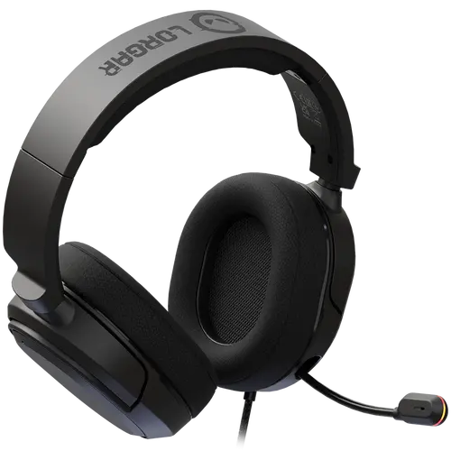 LORGAR Kaya 360, USB Gaming headset with microphone, CM108B, Plug&Play, USB-A connection cable 2m, fabric ear pads, size: 192*184.7*88mm, 0.314kg, black - image 2