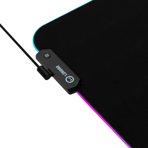 Lorgar Steller 913, Gaming mouse pad, High-speed surface, anti-slip rubber base, RGB backlight, USB connection, Lorgar WP Gameware support, size: 360mm x 300mm x 3mm, weight 0.250kg - image 1