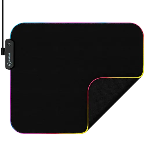 Lorgar Steller 913, Gaming mouse pad, High-speed surface, anti-slip rubber base, RGB backlight, USB connection, Lorgar WP Gameware support, size: 360mm x 300mm x 3mm, weight 0.250kg - image 2
