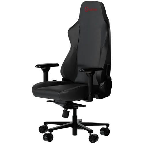 LORGAR Embrace 533, Gaming chair, PU eco-leather, 1.8 mm metal frame, multiblock mechanism, 4D armrests, 5 Star aluminium base, Class-4 gas lift, 75mm PU casters, Black - image 1