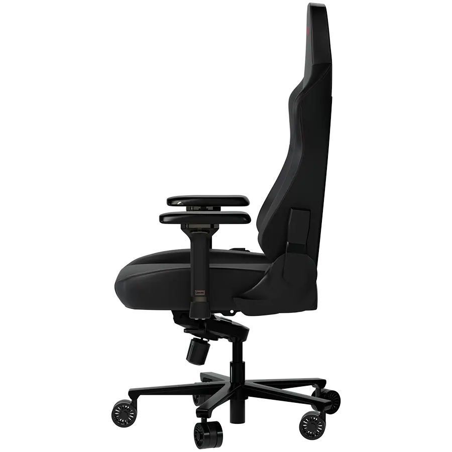 LORGAR Embrace 533, Gaming chair, PU eco-leather, 1.8 mm metal frame, multiblock mechanism, 4D armrests, 5 Star aluminium base, Class-4 gas lift, 75mm PU casters, Black - image 2