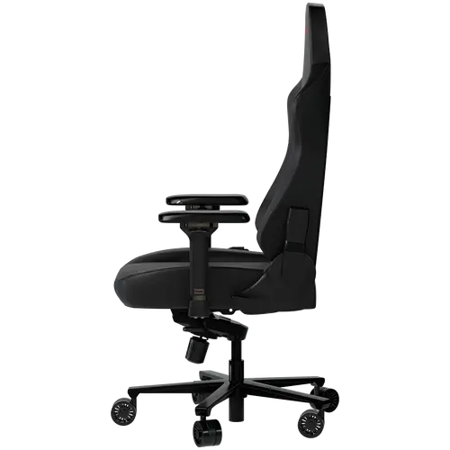 LORGAR Embrace 533, Gaming chair, PU eco-leather, 1.8 mm metal frame, multiblock mechanism, 4D armrests, 5 Star aluminium base, Class-4 gas lift, 75mm PU casters, Black - image 2