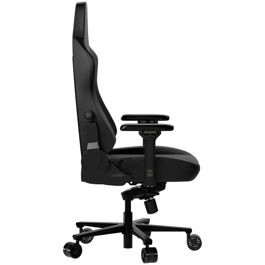 LORGAR Embrace 533, Gaming chair, PU eco-leather, 1.8 mm metal frame, multiblock mechanism, 4D armrests, 5 Star aluminium base, Class-4 gas lift, 75mm PU casters, Black - image 3