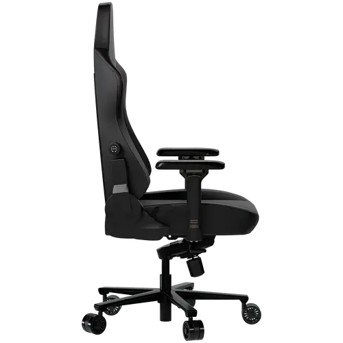 LORGAR Embrace 533, Gaming chair, PU eco-leather, 1.8 mm metal frame, multiblock mechanism, 4D armrests, 5 Star aluminium base, Class-4 gas lift, 75mm PU casters, Black - image 3