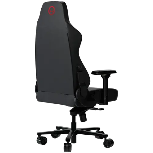 LORGAR Embrace 533, Gaming chair, PU eco-leather, 1.8 mm metal frame, multiblock mechanism, 4D armrests, 5 Star aluminium base, Class-4 gas lift, 75mm PU casters, Black - image 5