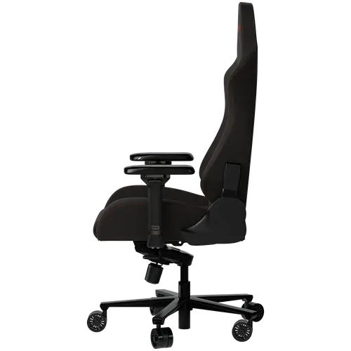 LORGAR Ace 422, Gaming chair, Anti-stain durable fabric, 1.8 mm metal frame, multiblock mechanism, 4D armrests, 5 Star aluminium base, Class-4 gas lift, 75mm PU casters, Black + red - image 4