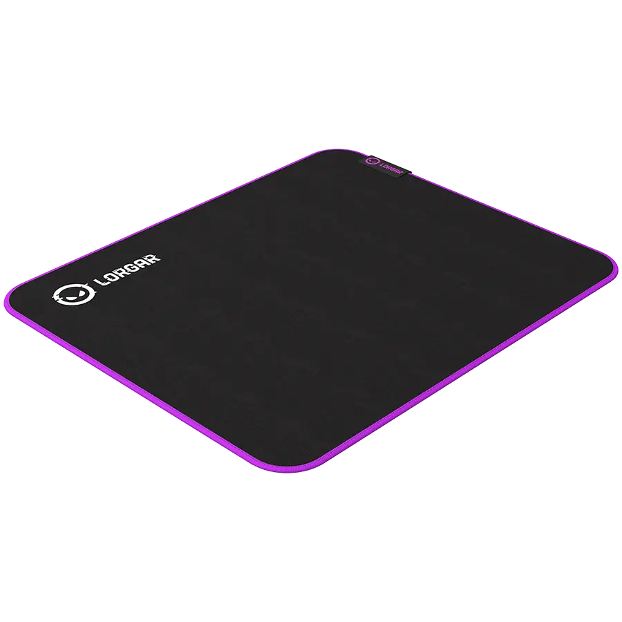 Lorgar Main 313, Gaming mouse pad, High-speed surface, Purple anti-slip rubber base, size: 360mm x 300mm x 3mm, weight 0.195kg - image 2