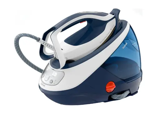 Σύστημα σιδερώματος με ατμογεννήτρια, Tefal GV9221E0 ProExpress Protect, μπλε, 2600W, ηλεκτρονικές ρυθμίσεις θερμοκρασίας, 7,6bars, 140g/min, ατμός - 1