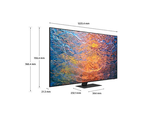 Телевизор, Samsung 55" 55QN95C 4K Neo QLED, SMART, Bluetooth 5.2, Wi-Fi 5, 1xHDMI 2.1, 3xUSB, Silver - image 6
