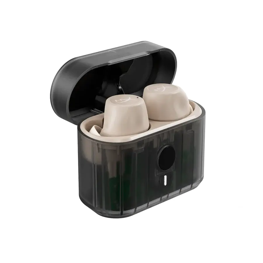 Блутут слушалки тапи с микрофон HyperX Cirro Buds Pro - Tan - image 2