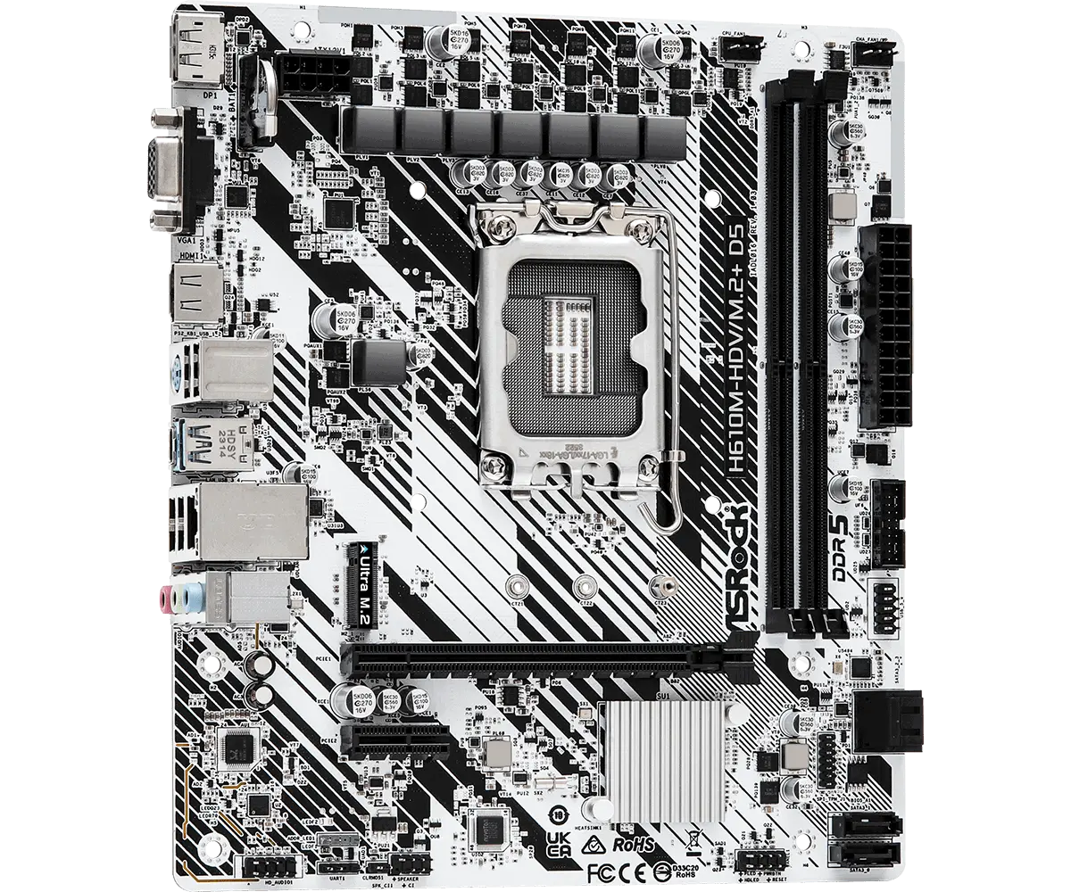 Μητρική πλακέτα ASRock H610M-HDV/M.2+ D5 LGA1700 - image 3