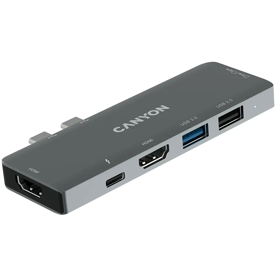 CANYON hub DS-5 7in1 Thunderbolt 3 Space Grey - image 2
