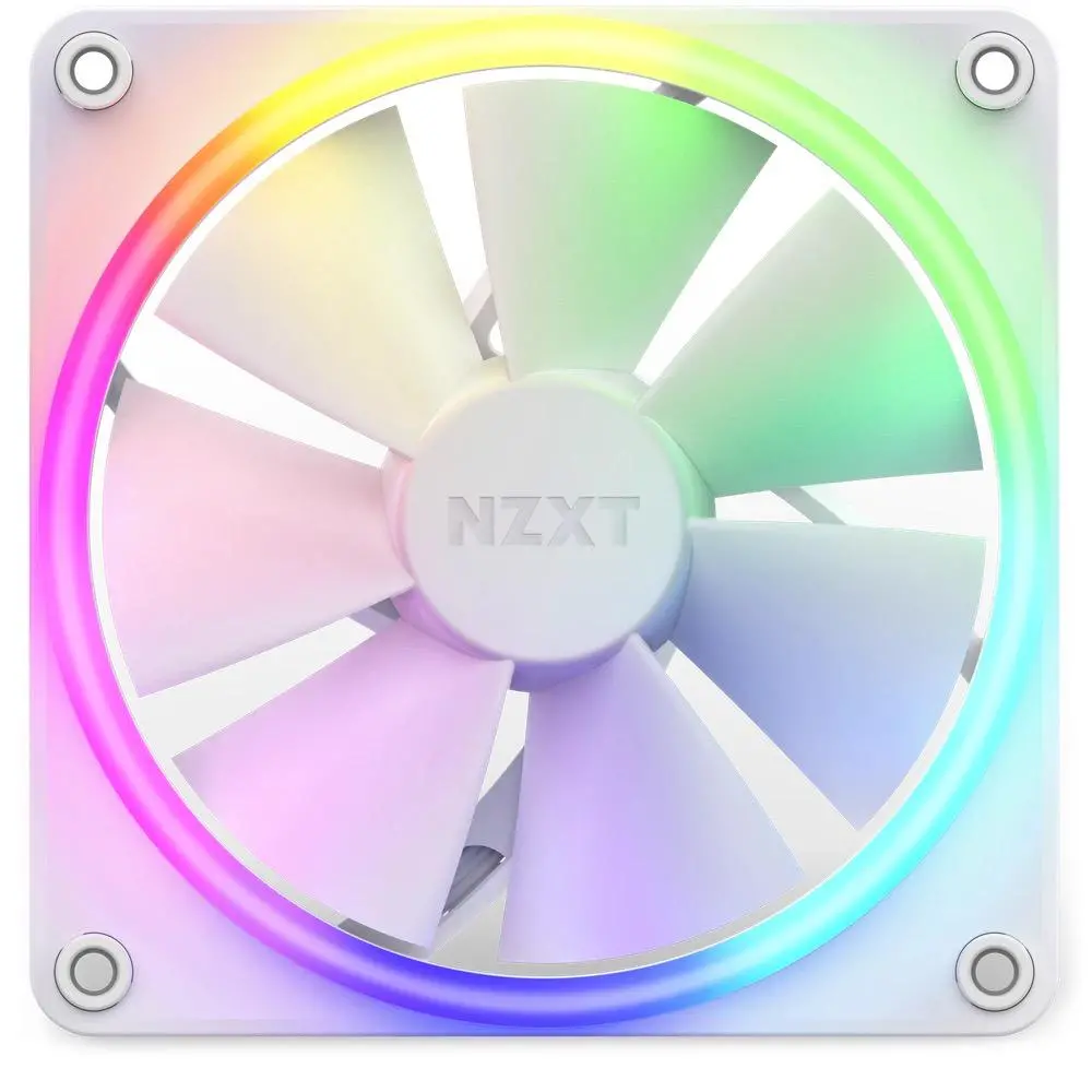 Вентилатор NZXT F120 RGB Бял - image 1