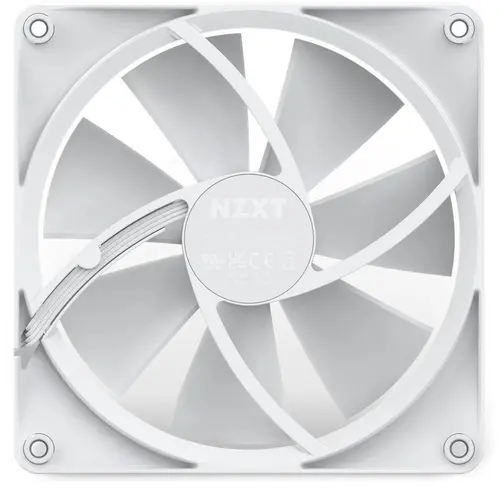 Вентилатор NZXT F140 RGB Бял - image 5