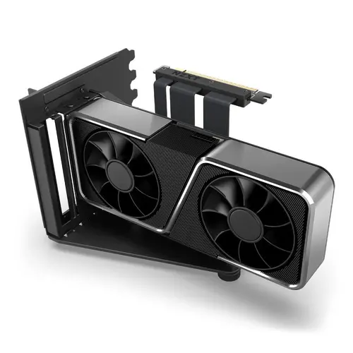 Брекет и кабел NZXT H7 Vertical GPU Mounting Kit, за вертикален монтаж на видео карта, Черен - image 2