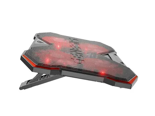 Стойка, Genesis Laptop Cooling Pad Oxid 260 15.6-17.3 4 Fans, Led Light, 2 Usb - image 4