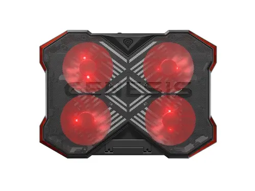 Stand, Genesis pad de răcire laptop Oxid 260 15.6-17.3 4 ventilatoare, lumină LED, 2 USB - 8
