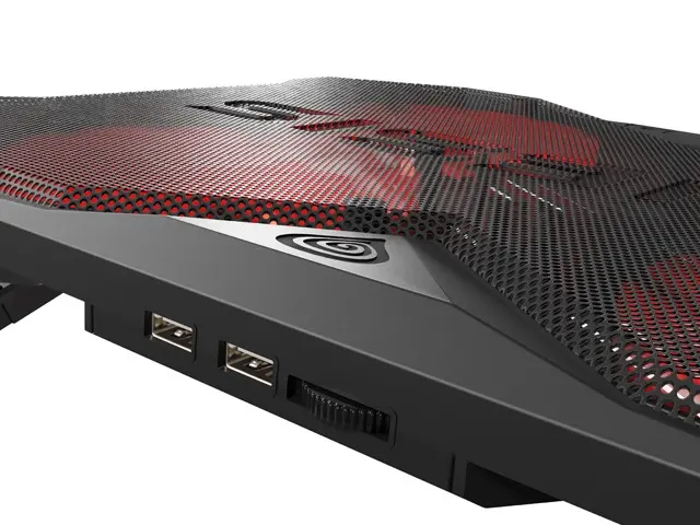 Стойка, Genesis Laptop Cooling Pad Oxid 260 15.6-17.3 4 Fans, Led Light, 2 Usb - image 8