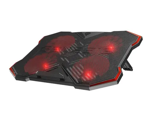 Стойка, Genesis Laptop Cooling Pad Oxid 260 15.6-17.3 4 Fans, Led Light, 2 Usb