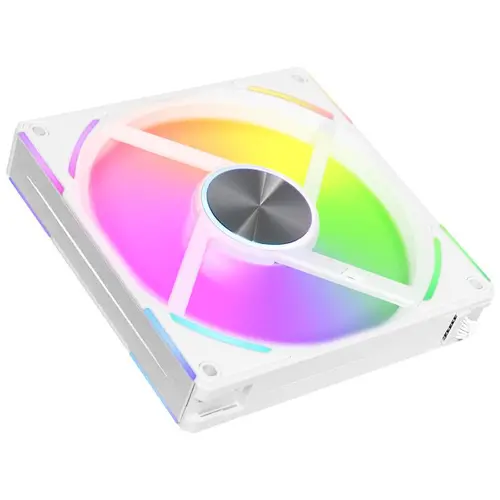 Вентилатор Lian Li UNI AL140 V2, ARGB, Бял - image 3