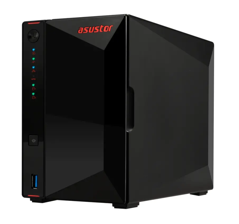 Dispozitiv de stocare în rețea, Asustor Nimbustor AS5402T, NAS cu 2 compartimente, procesor Quad-Core 2.0GHz, două porturi 2.5GbE, 4GB SO-DIMM DDR4 - image 3