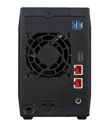 Мрежов сторидж, Asustor Nimbustor AS5402T, 2 Bay NAS, Quad-Core 2.0GHz CPU, Dual 2.5GbE Ports, 4GB SO-DIMM DDR4 (Max. 16GB), Four M.2 SSD Slots (Diskless), 3x USB 3.2 Gen 1 Type A, WOW (Wake on WAN), WOL, System Sleep Mode, AES-NI hardware encryption, Black - 6