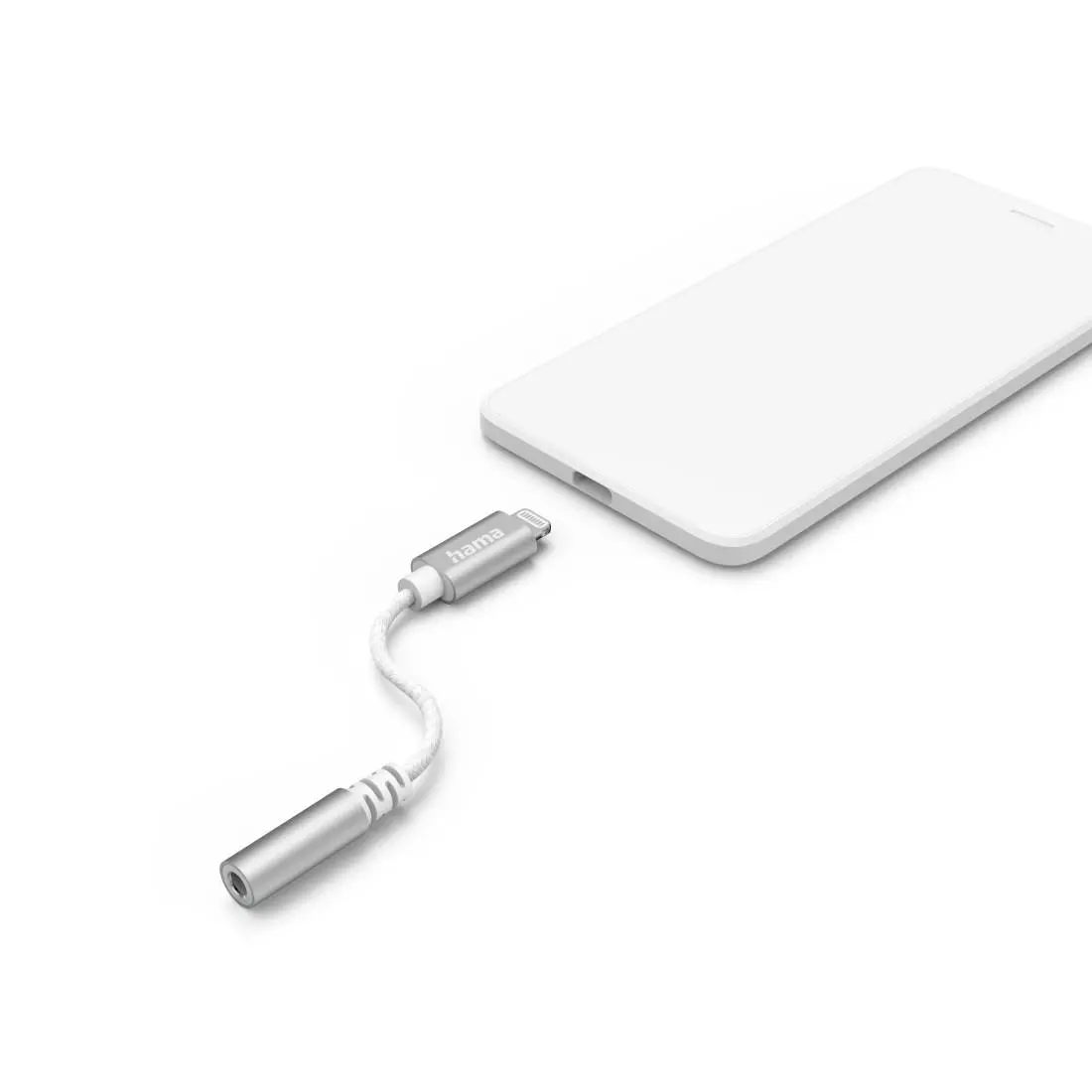 Адаптер HAMA, Lightning мъжко - 3.5 mm аудио жак, 201523 - image 1