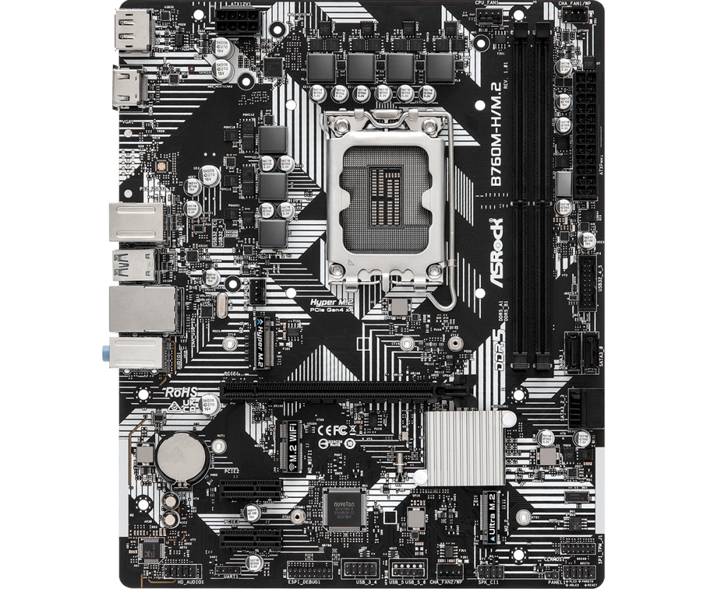 Дънна платка, Asrock B760M-H/M.2 - image 1