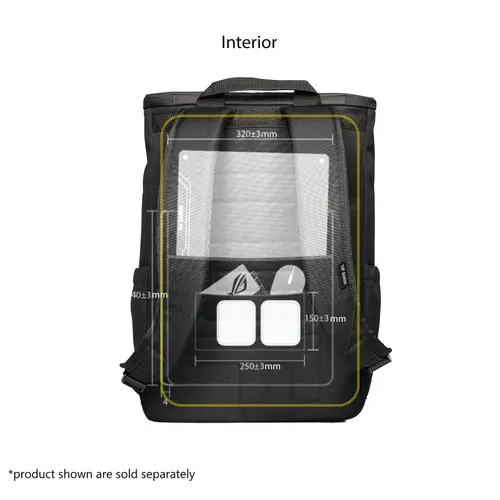 Раница, Asus BP4701 ROG BACKPACK 17", Black - image 2