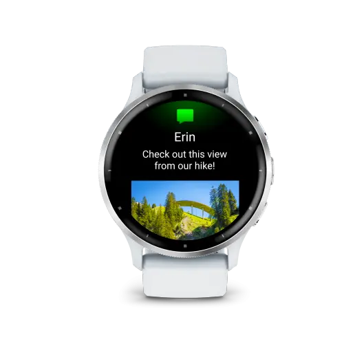 Garmin Venu® 3 - Venu® 3 Silver безел с Whitestone корпус и силиконова каишка 010-02784-00 - image 2