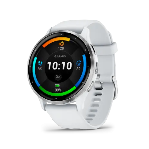 Garmin Venu® 3 - Venu® 3 Silver безел с Whitestone корпус и силиконова каишка 010-02784-00