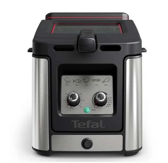 Φριτέζα, Tefal FR600D10, CLEAR DUO (ODORLESS), 1.2kg (3.5L), 2000W, ρυθμιζόμενη θερμοκρασία & χρονοδιακόπτης (30min), αφαιρούμενο δοχείο, cool touch - image 2