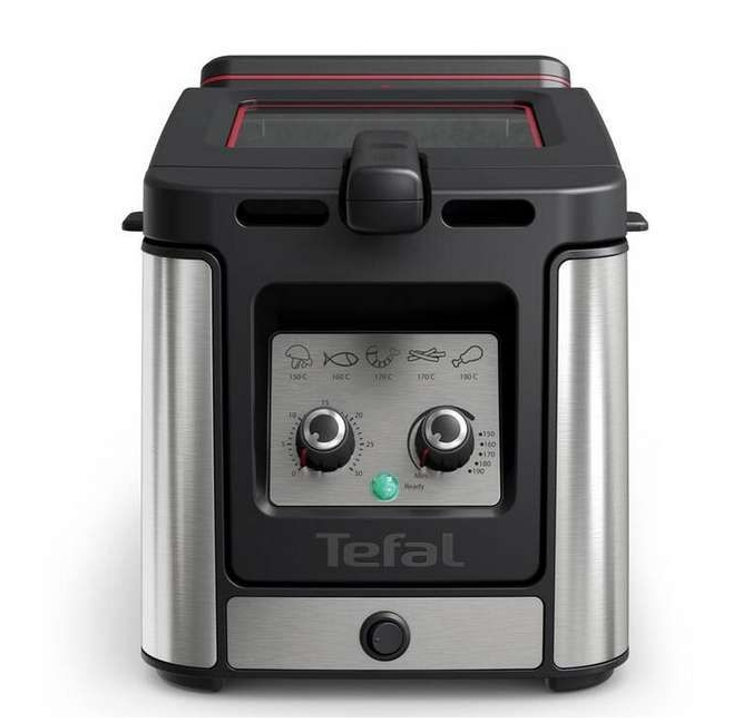 Фритюрник, Tefal FR600D10, CLEAR DUO (ODORLESS), 1.2kg (3.5L), 2000W, adjustable temp & timer (30min), removable bowl, cool touch, on/off - image 2