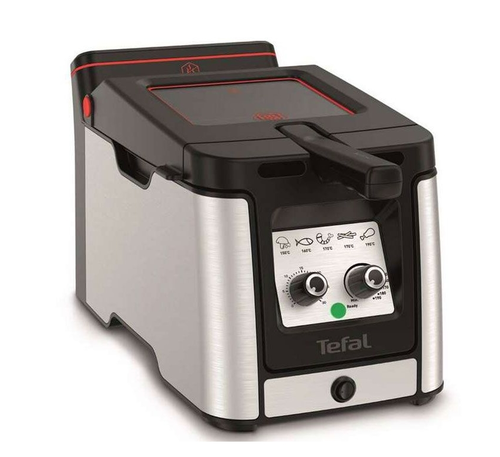 Фритюрник, Tefal FR600D10, CLEAR DUO (ODORLESS), 1.2kg (3.5L), 2000W, adjustable temp & timer (30min), removable bowl, cool touch, on/off