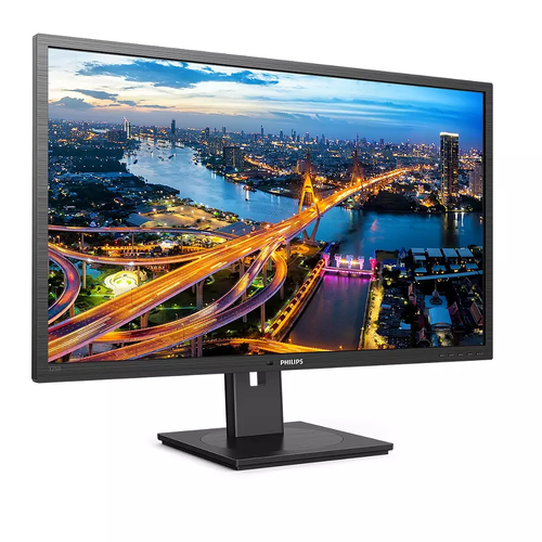 Монитор, Philips 325B1L, 31.5" IPS WLED, 2560x1440@75Hz, 4ms GtG, 250cd m/2, 1200:1, DCR 50M:1, Adaptive Sync, FlickerFree, Low Blue Mode, 3Wx2, Tilt, Height Adjust, Pivot, Swivel, 2xHDMI, DP, USB hub - image 2