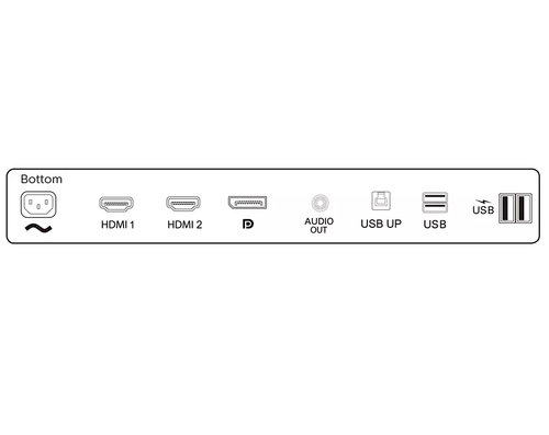 Монитор, Philips 325B1L, 31.5" IPS WLED, 2560x1440@75Hz, 4ms GtG, 250cd m/2, 1200:1, DCR 50M:1, Adaptive Sync, FlickerFree, Low Blue Mode, 3Wx2, Tilt, Height Adjust, Pivot, Swivel, 2xHDMI, DP, USB hub - image 6