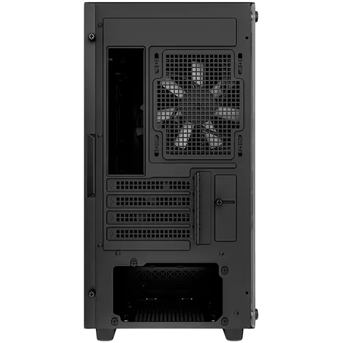 DeepCool CC360 ARGB, Mid Tower, Mini-ITX/Micro-ATX, 1xUSB3.0, 1xUSB2.0, 1xAudio, 3x120mm Pre-Installed ARGB Fans, Tempered Glass, Mesh Panel, Black, R-CC360-BKAPM3-G-1 - image 5