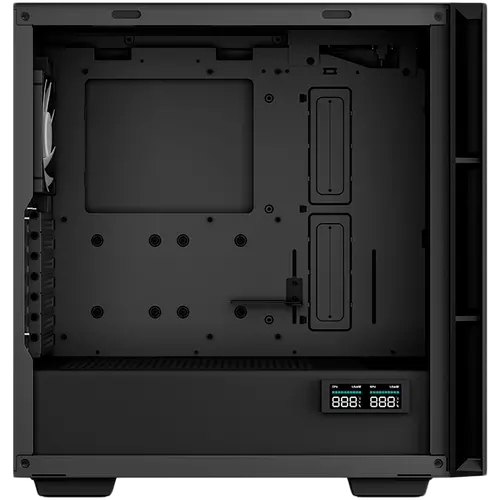 DeepCool CH560 Digital, Mid Tower, Mini-ITX/Micro-ATX/ATX/E-ATX, 1xUSB3.0, 1xType-C, 1xAudio, 3x140mm + 1x120mm Pre-Installed ARGB Fans, Tempered Glass, Mesh Panels, Dual-Status Digital Display, GPU Support Arm, Black, R-CH560-BKAPE4D-G-1 - image 3