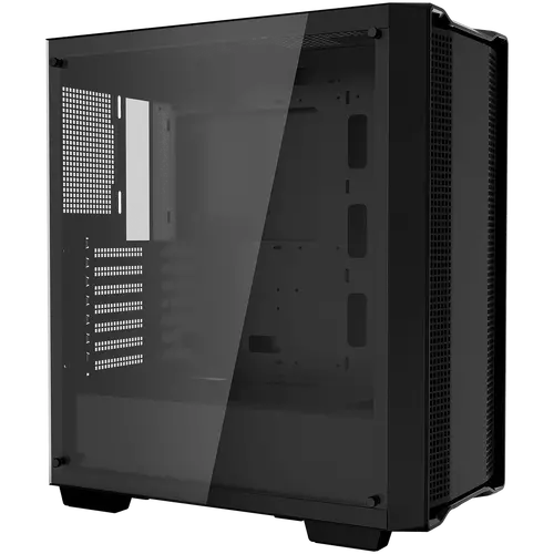 DeepCool CC560 Limited, Mid Tower, Mini-ITX/Micro-ATX/ATX, 1xUSB3.0, 1xUSB2.0, 1xAudio, No Fans, Tempered Glass, Mesh Panel, Black R-CC560-BKNAA0-C-1 - image 1